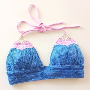 Victoria's secret crochet bikini top